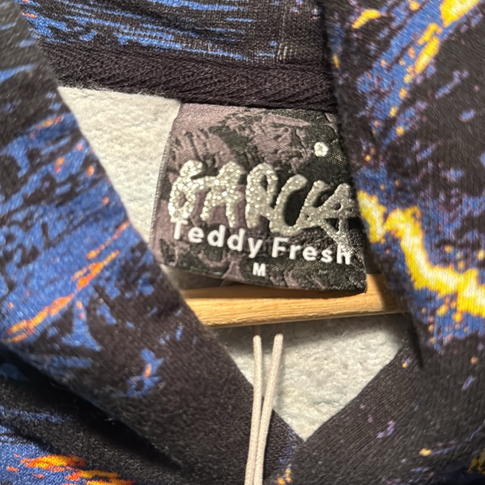 Teddy Fresh x Jerry Garcia Purple Unisex Hoodie - Picture 7 of 13